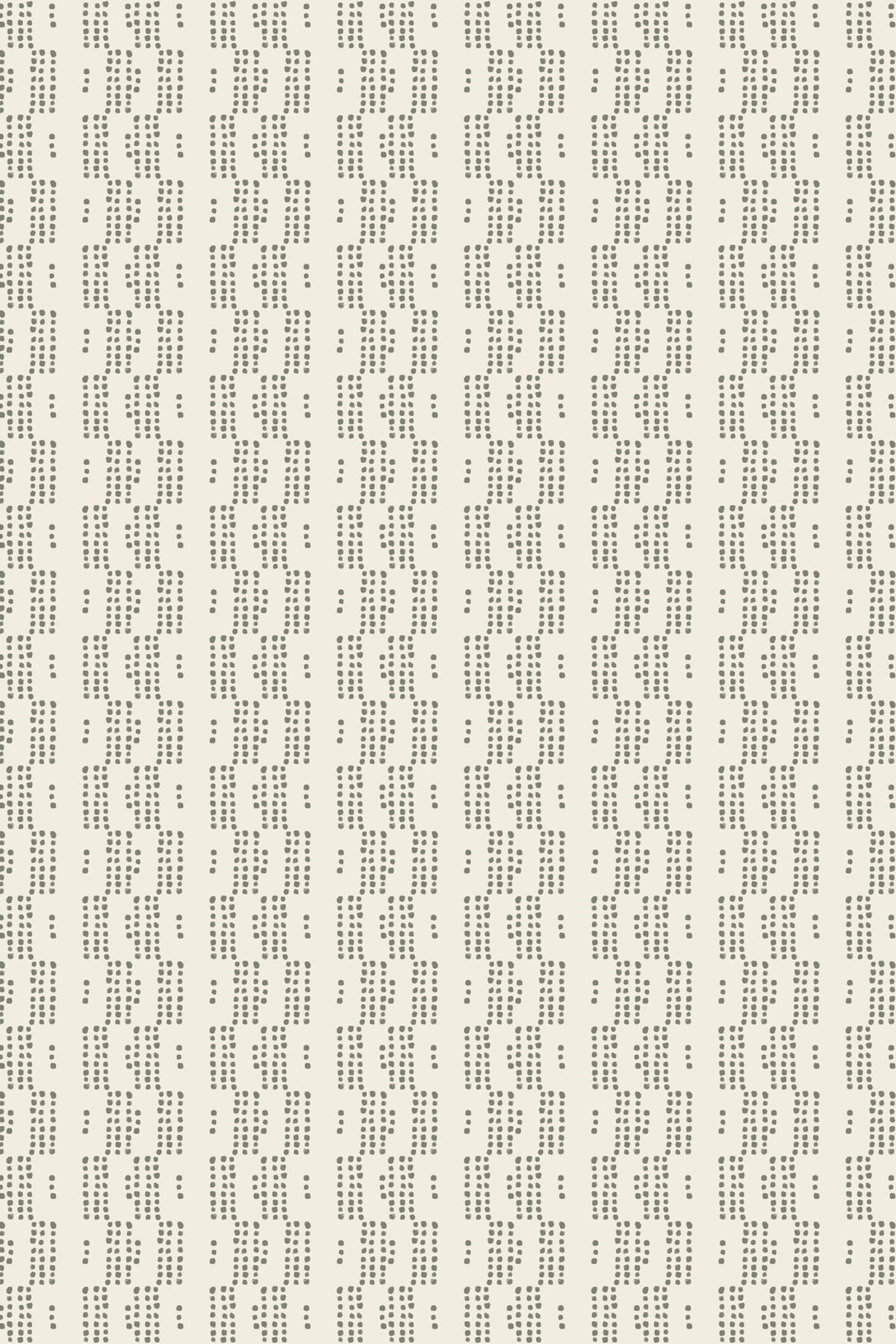 A repeating pattern of dense columns of small black text on a warm off-white background, filling the entire frame.
