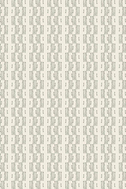 A repeating pattern of dense columns of small black text on a warm off-white background, filling the entire frame.