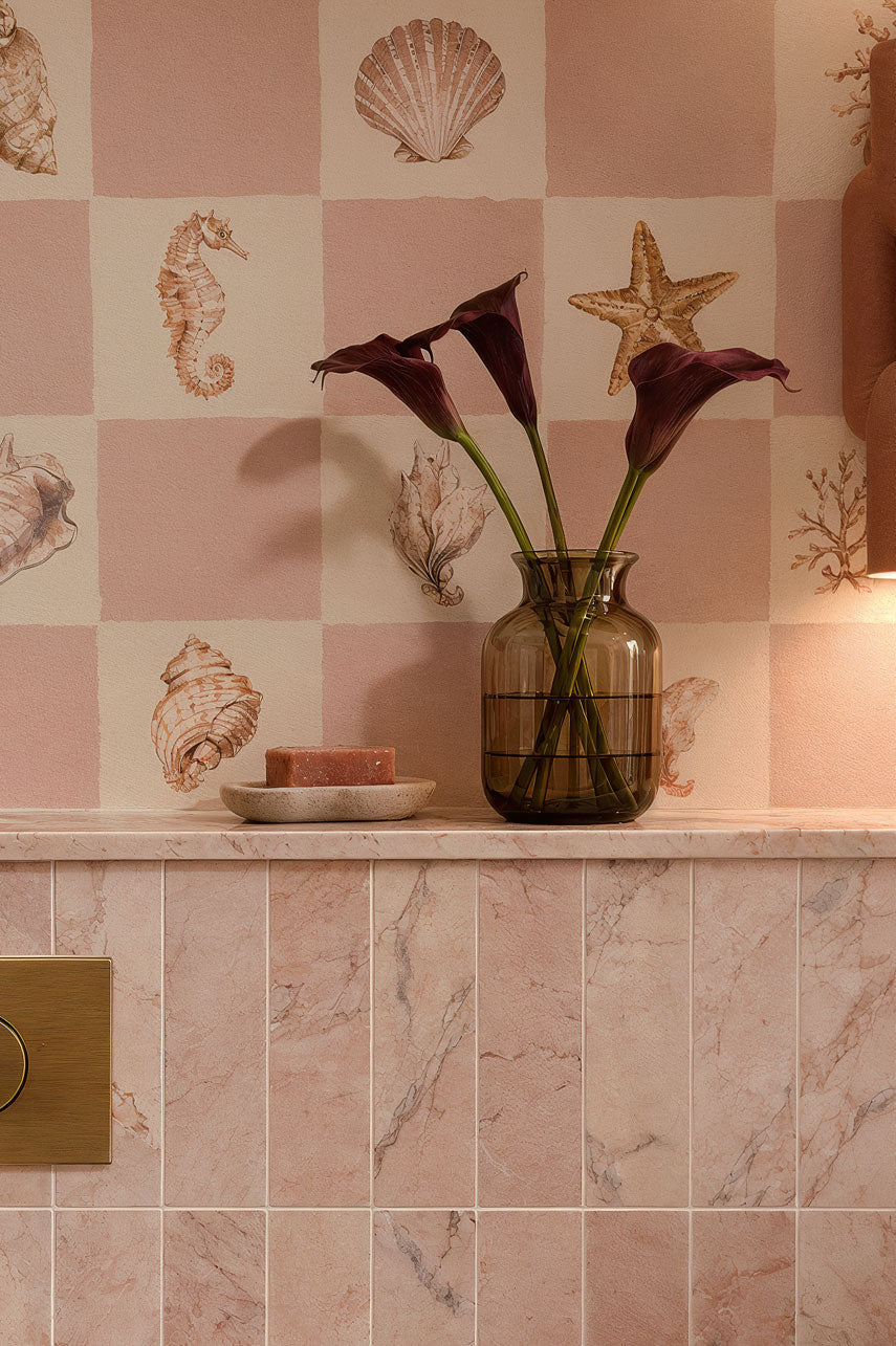 Project B50 Bathroom Tiles Close Up
